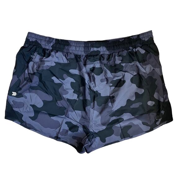 New All in Motion Charcoal Gray Black Running Shorts 1X - Picture 2 of 3